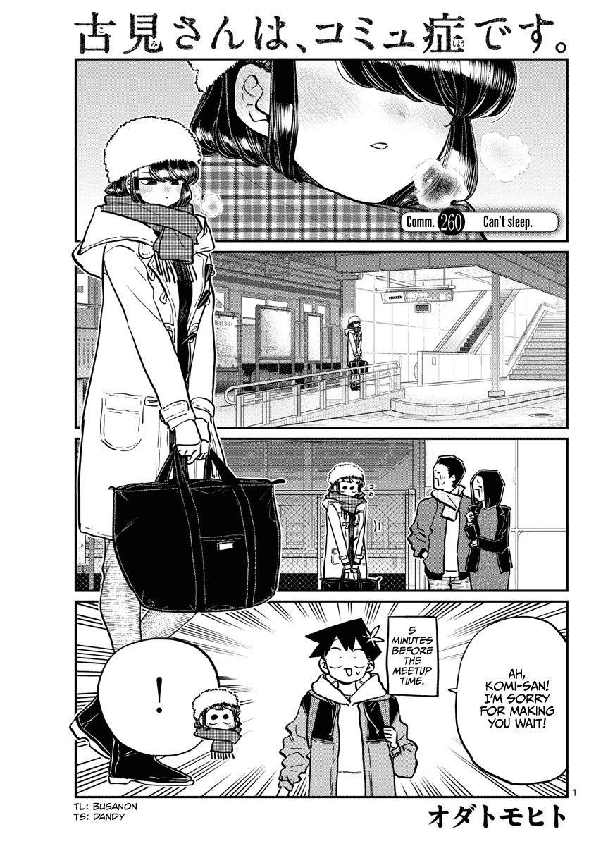 KOMI-SAN WA KOMYUSHOU DESU Chapter 260 - Page 1