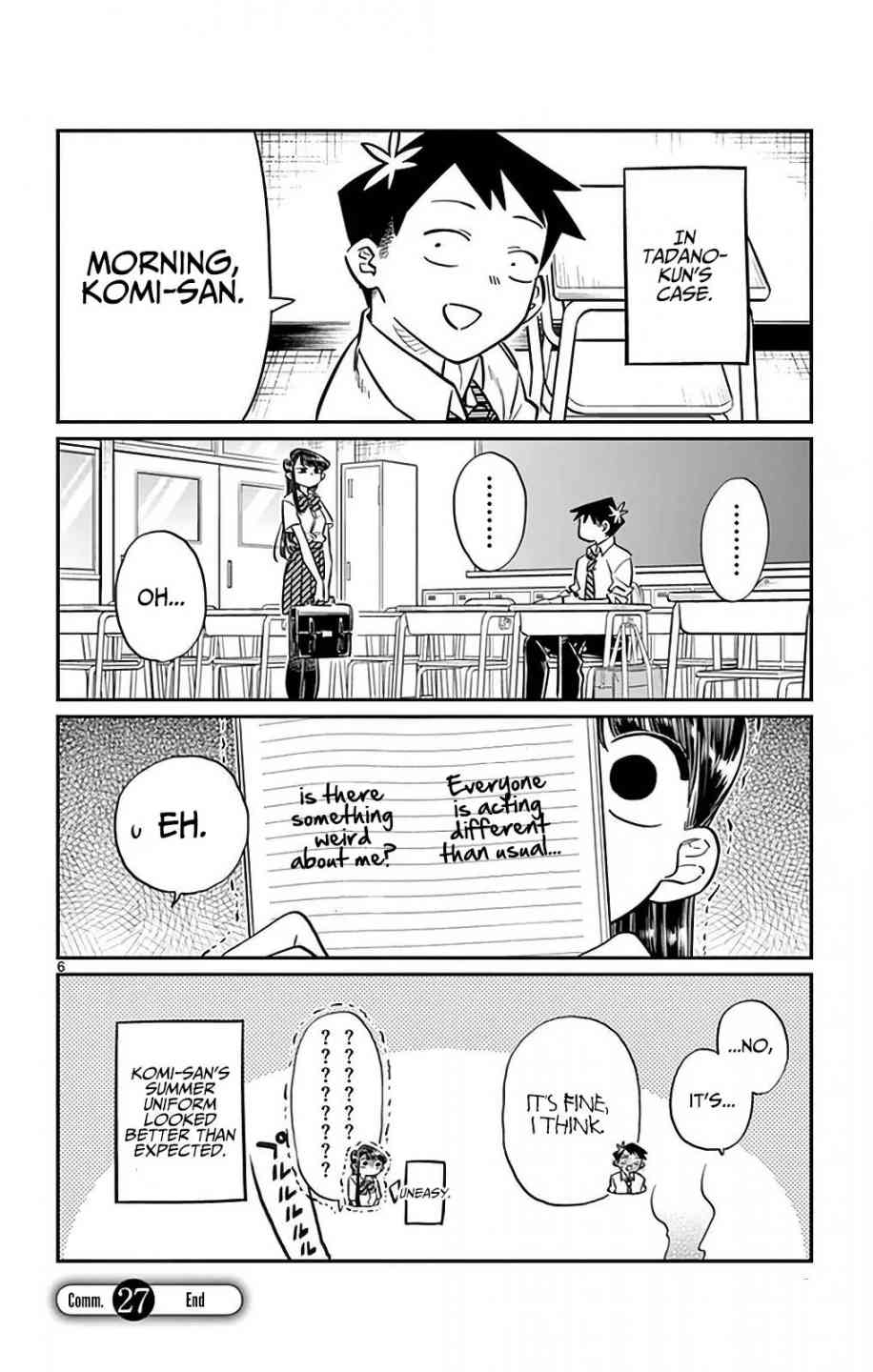 KOMI-SAN WA KOMYUSHOU DESU Chapter 27 - Page 6