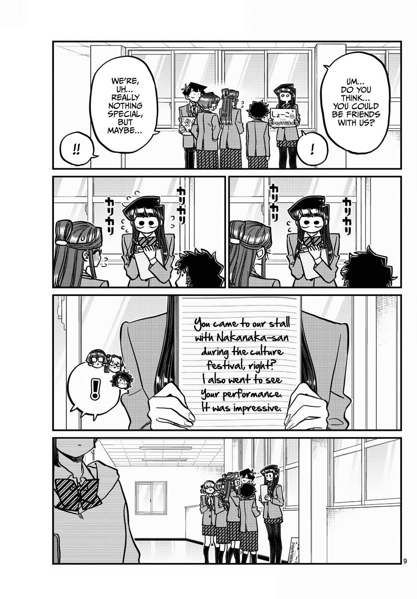 KOMI-SAN WA KOMYUSHOU DESU Chapter 329 - Page 9