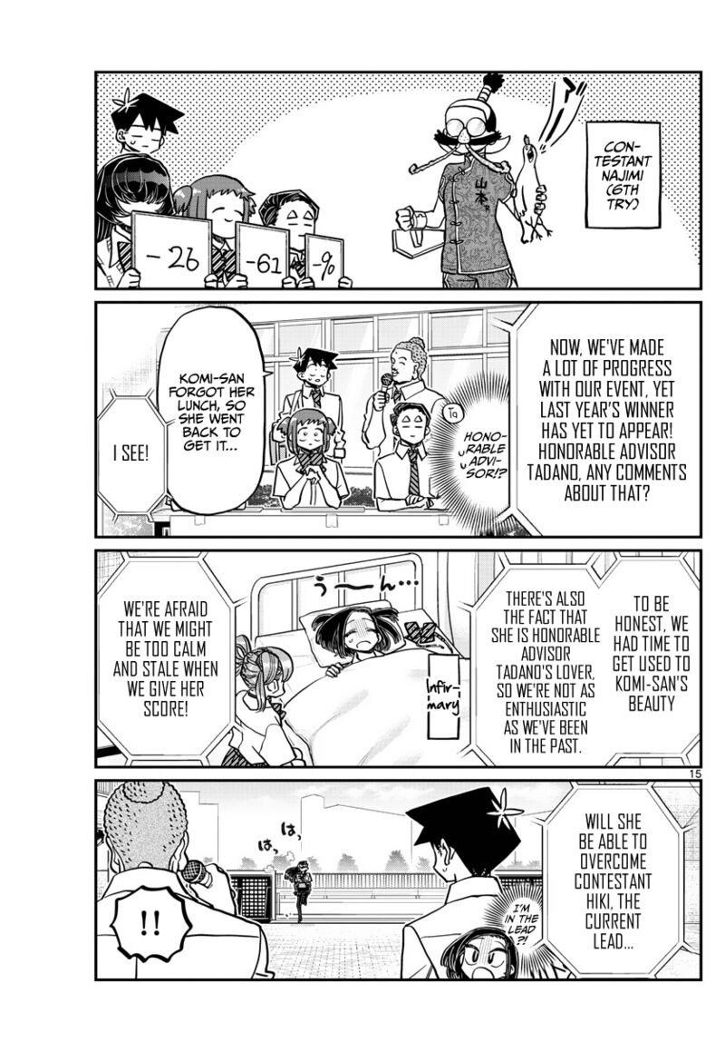 KOMI-SAN WA KOMYUSHOU DESU Chapter 366 - Page 15