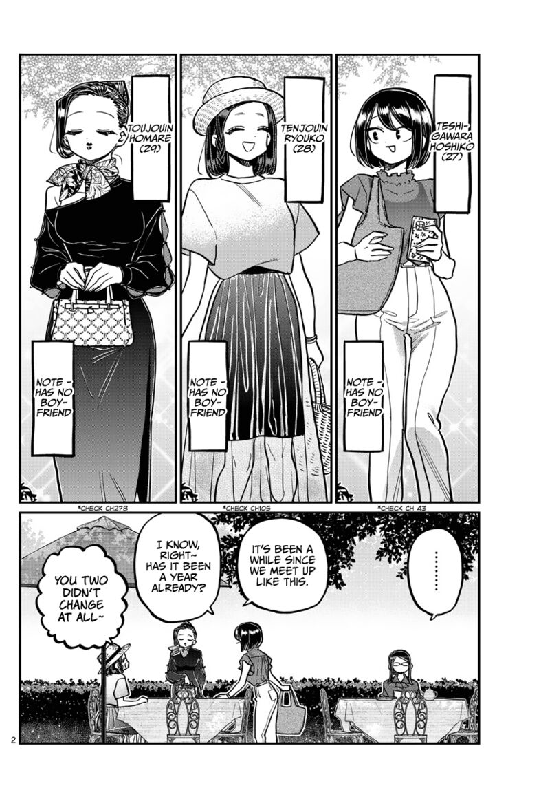 KOMI-SAN WA KOMYUSHOU DESU Chapter 367 - Page 2