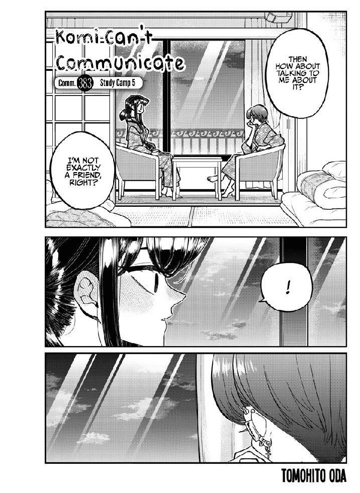 KOMI-SAN WA KOMYUSHOU DESU Chapter 383 - Page 1