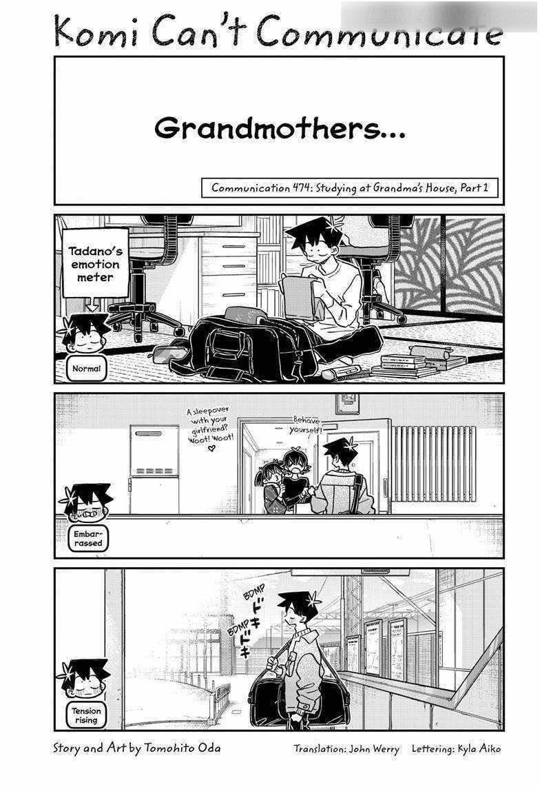 KOMI-SAN WA KOMYUSHOU DESU Chapter 474 - Page 1