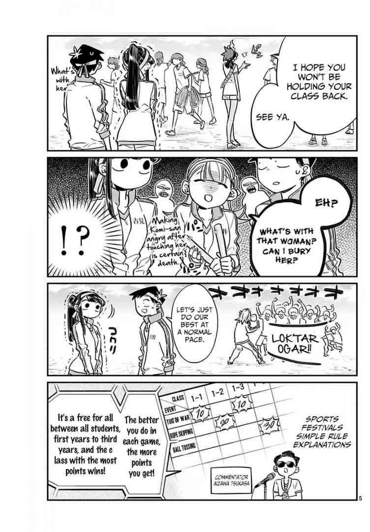 KOMI-SAN WA KOMYUSHOU DESU Chapter 54 - Page 5