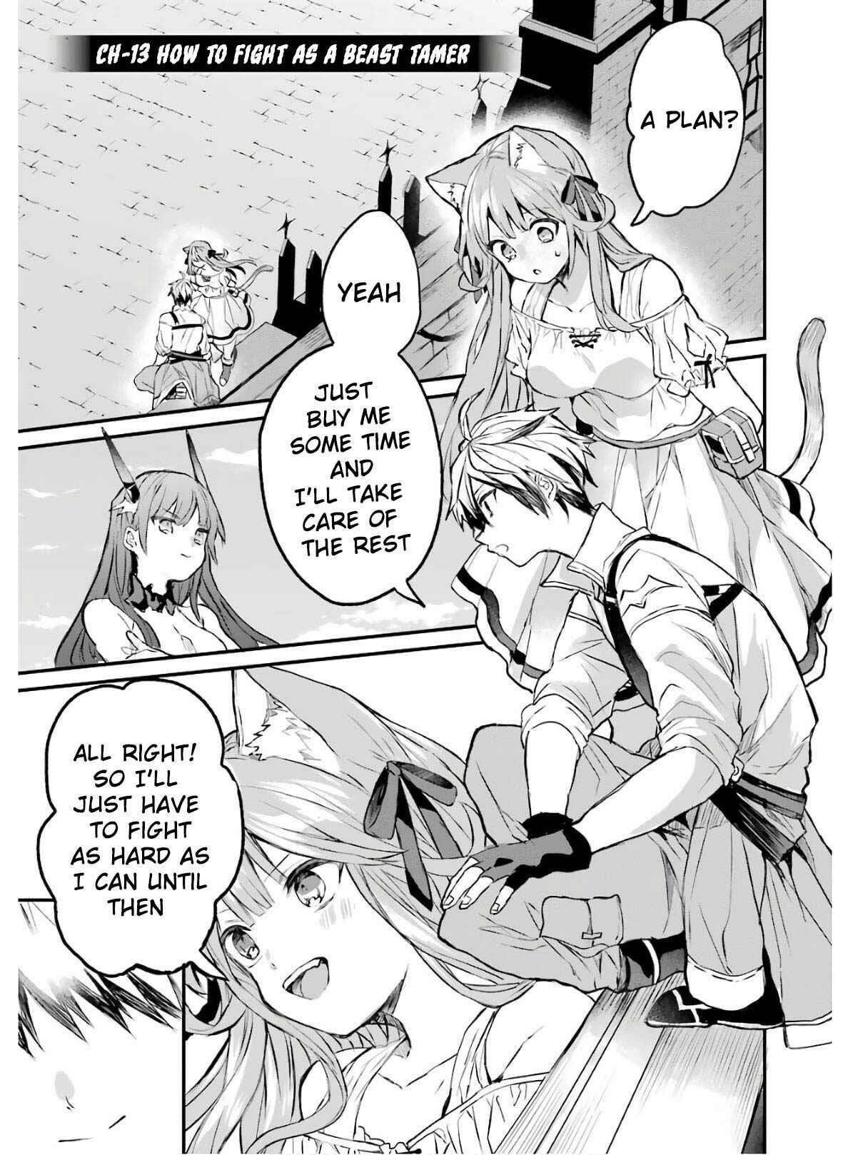 The Beast Tamer Who Got Kicked Out From the Hero Party, Meets a Cat Girl From the Superior Race Chapter 13 - Page 1