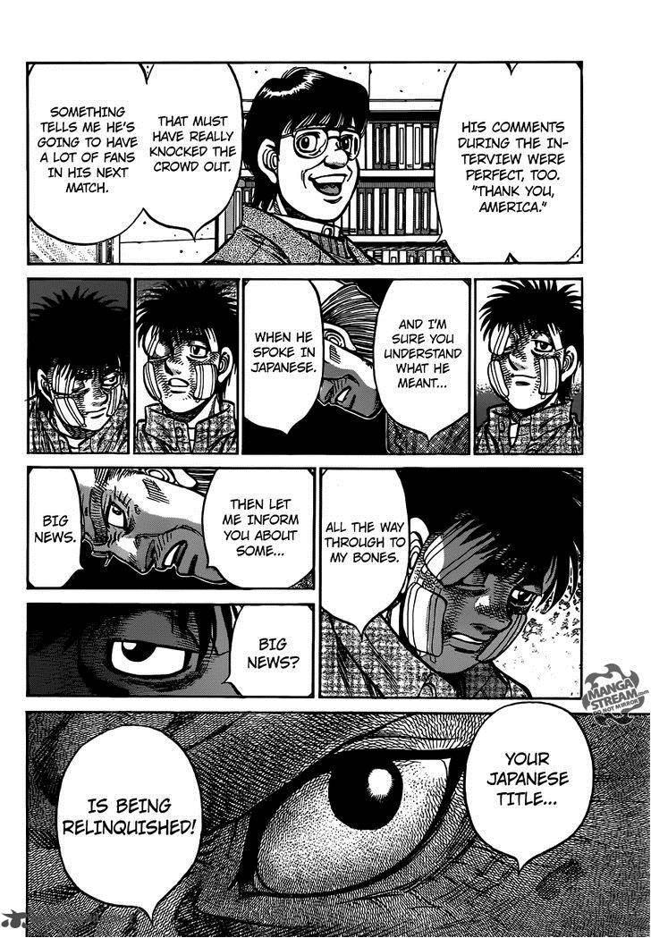 HAJIME NO IPPO Chapter 1009 - Page 14