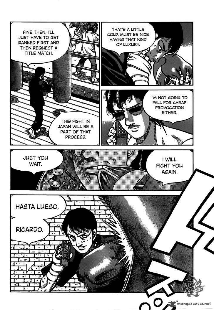 HAJIME NO IPPO Chapter 1014 - Page 15