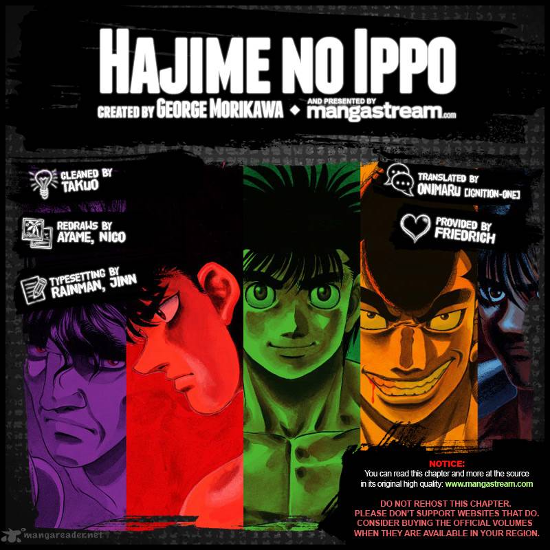 HAJIME NO IPPO Chapter 1054 - Page 13