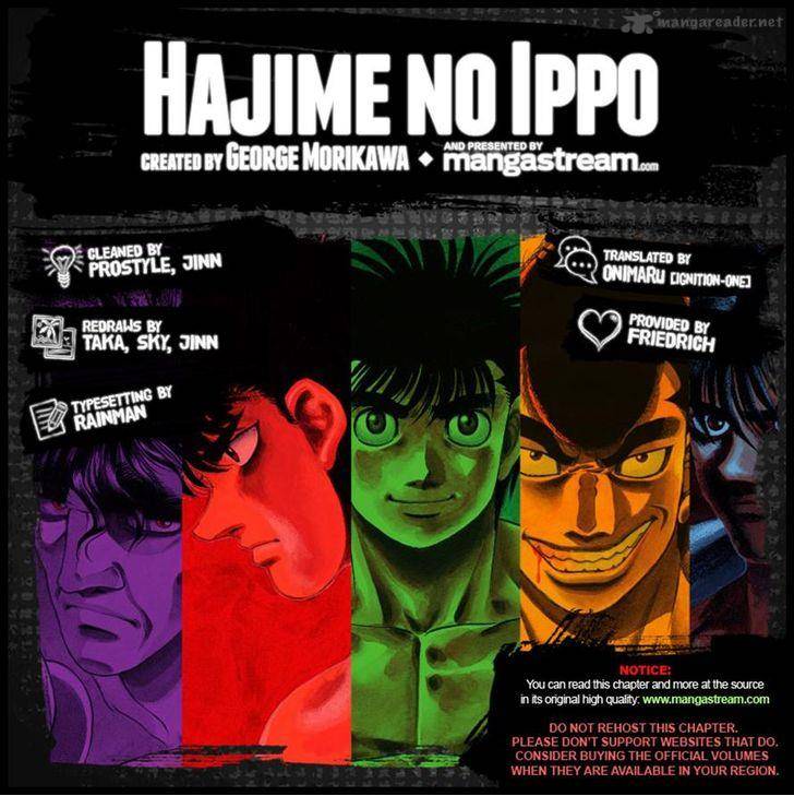 HAJIME NO IPPO Chapter 1062 - Page 14