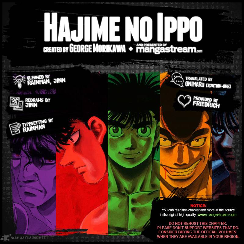 HAJIME NO IPPO Chapter 1070 - Page 2