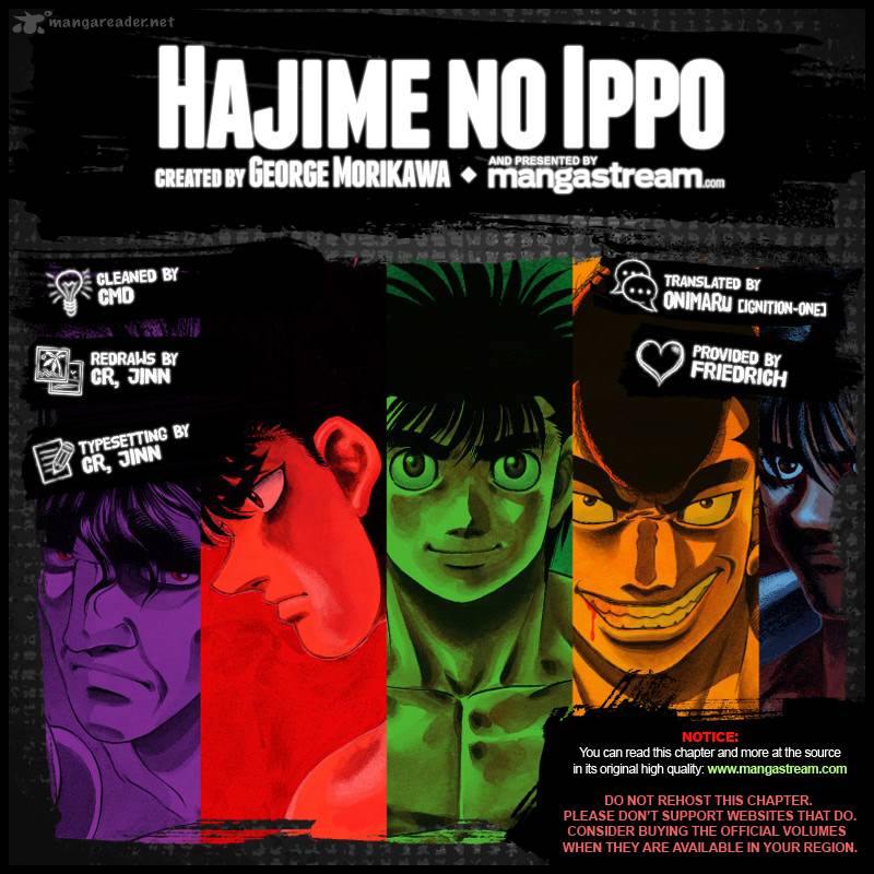 HAJIME NO IPPO Chapter 1081 - Page 2