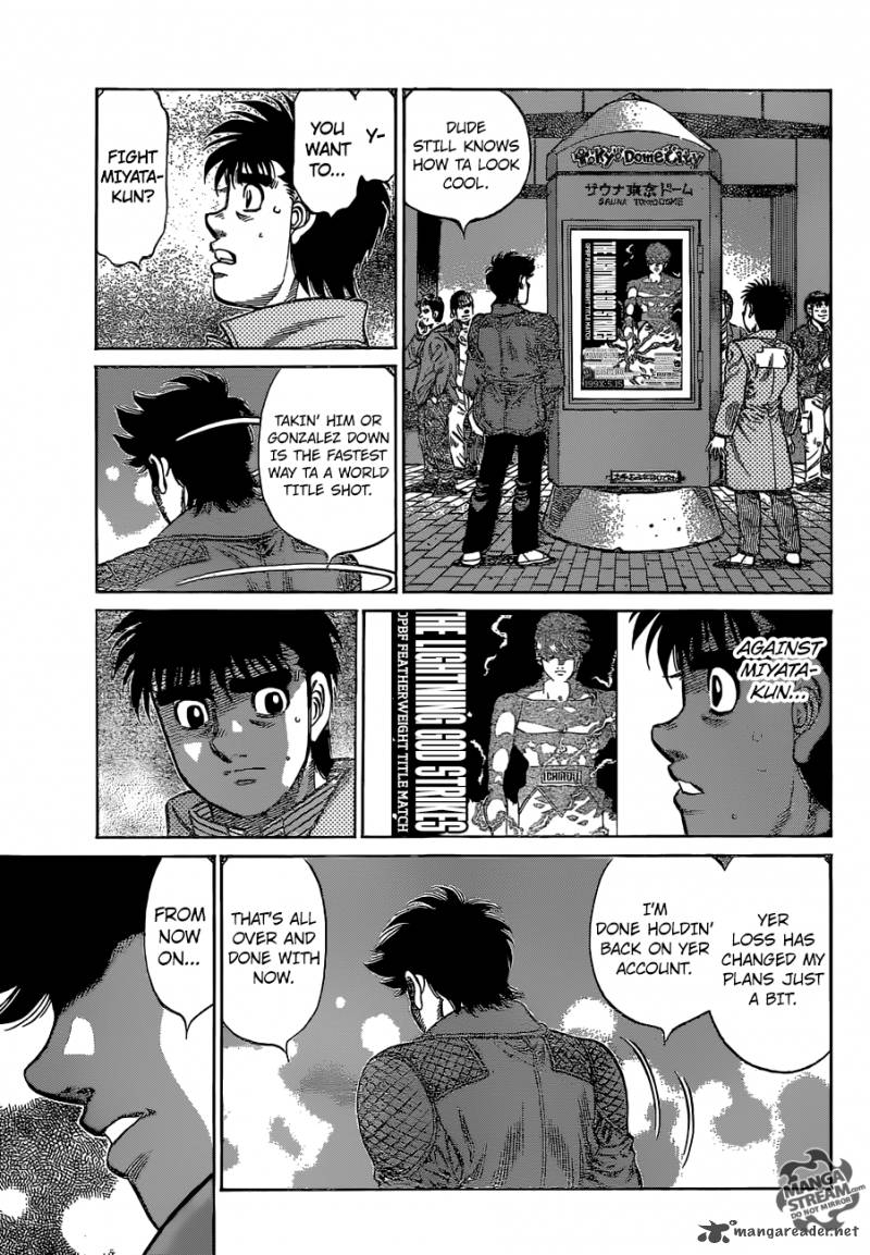 HAJIME NO IPPO Chapter 1126 - Page 15