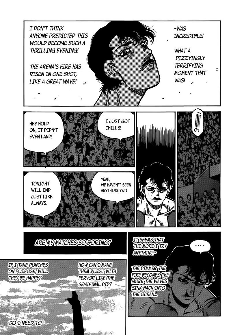 HAJIME NO IPPO Chapter 1312 - Page 11