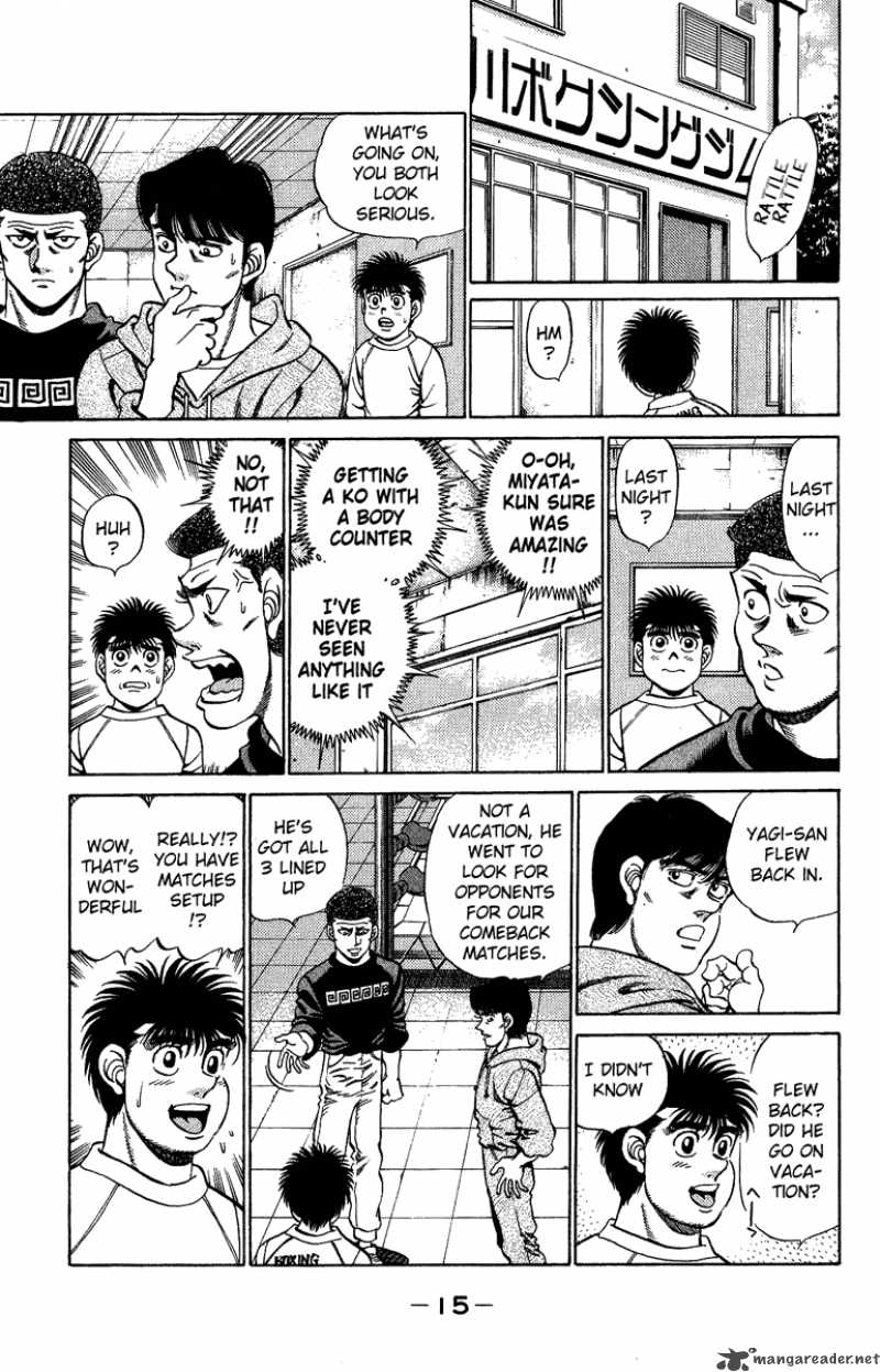 HAJIME NO IPPO Chapter 206 - Page 15