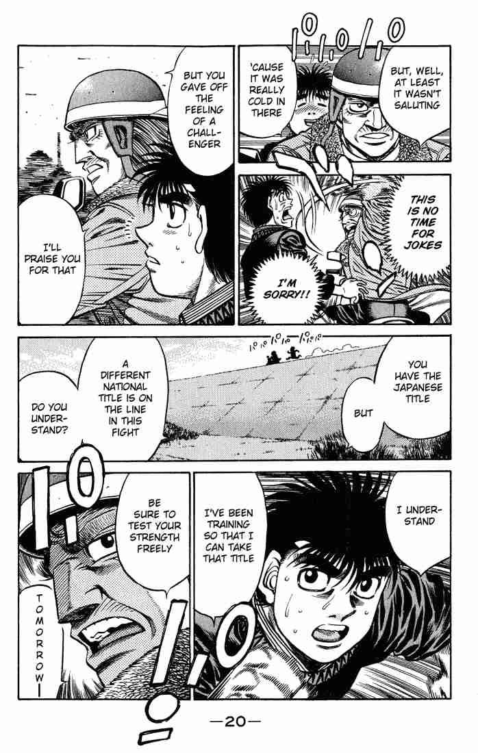 HAJIME NO IPPO Chapter 425 - Page 20