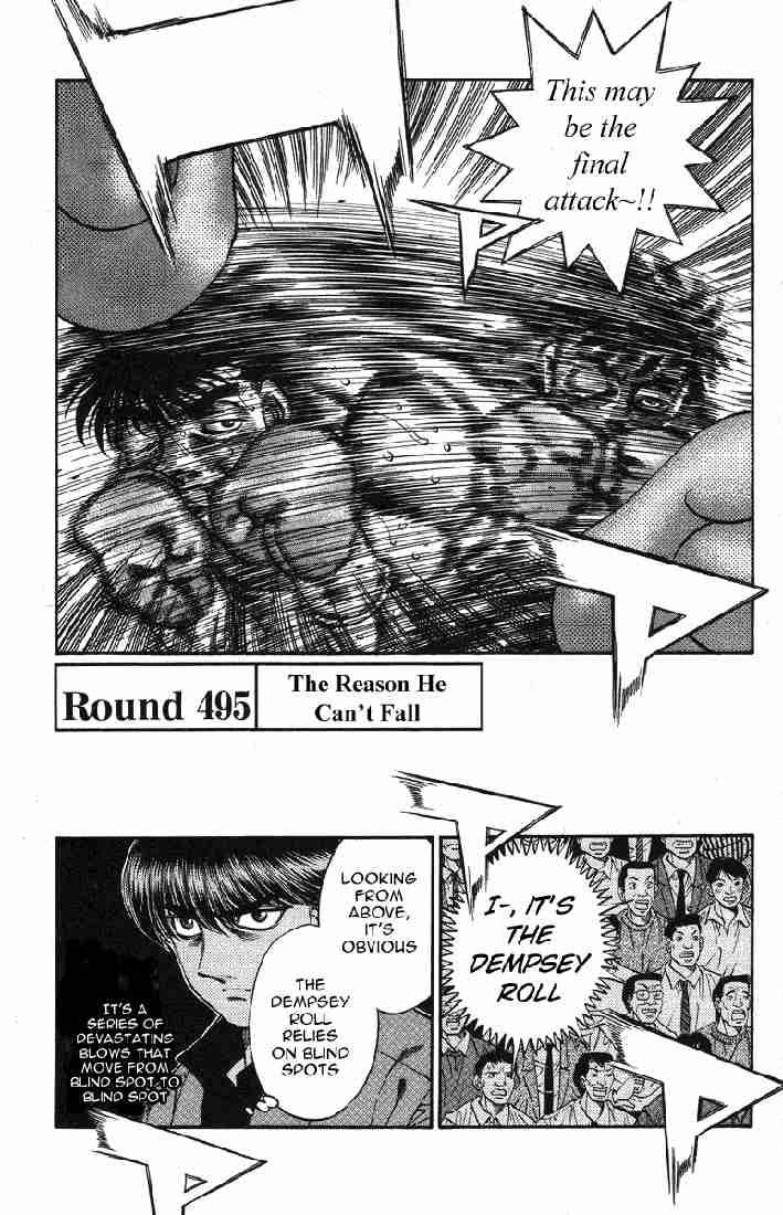 HAJIME NO IPPO Chapter 495 - Page 2