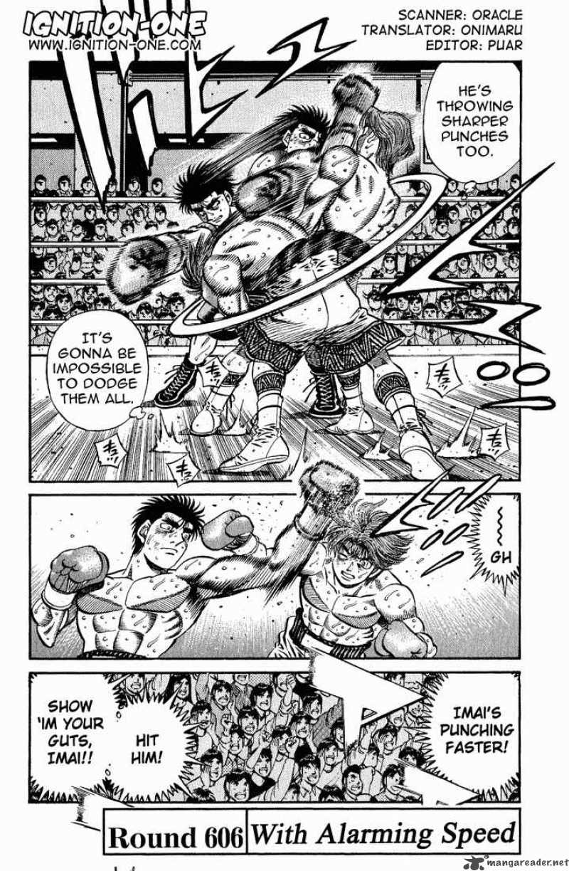 HAJIME NO IPPO Chapter 606 - Page 2