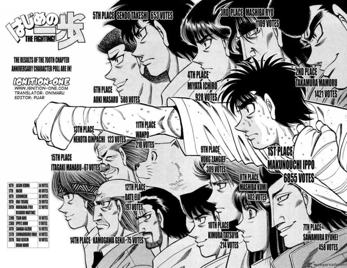 HAJIME NO IPPO Chapter 710 - Page 2