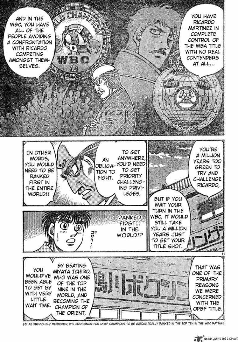 HAJIME NO IPPO Chapter 726 - Page 11