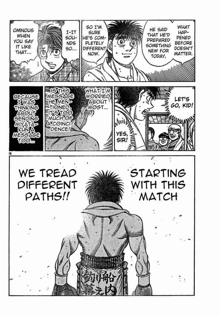 HAJIME NO IPPO Chapter 728 - Page 18