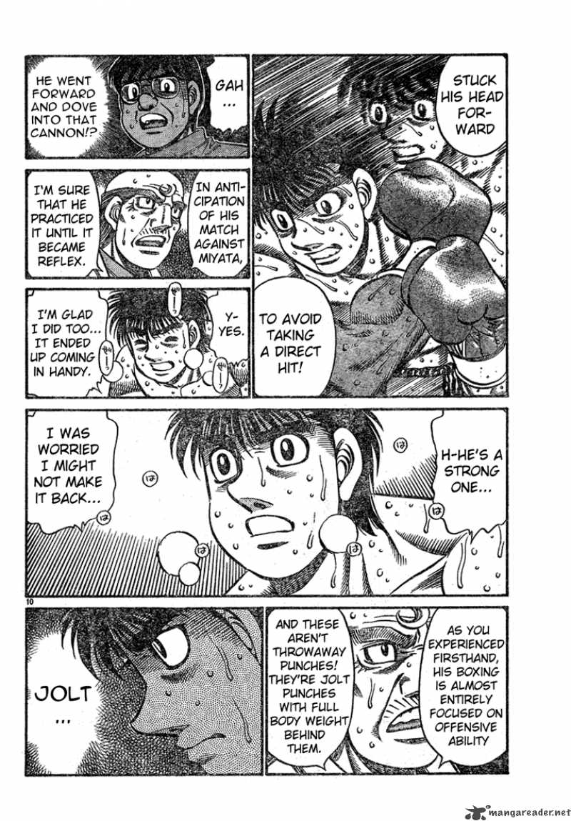 HAJIME NO IPPO Chapter 732 - Page 10