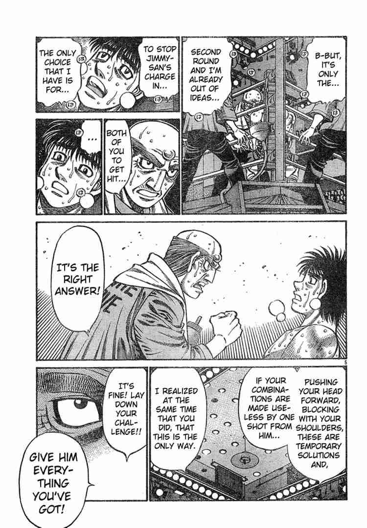 HAJIME NO IPPO Chapter 735 - Page 5