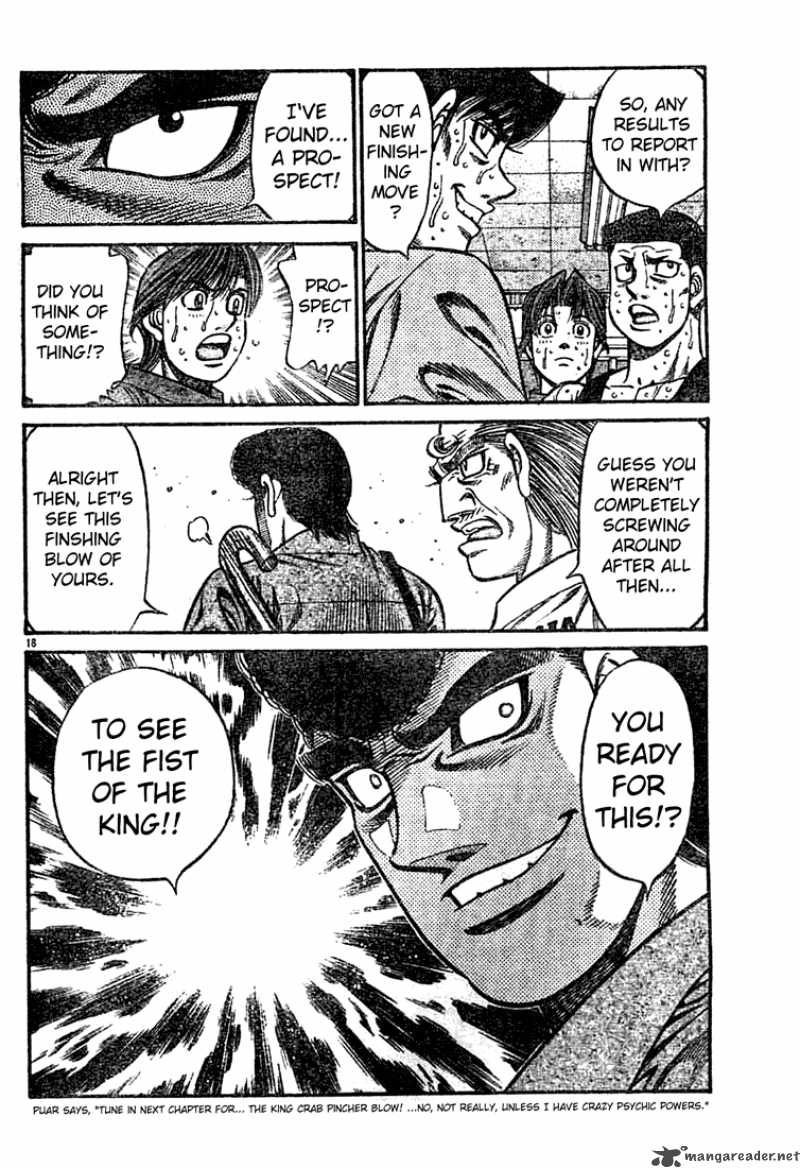 HAJIME NO IPPO Chapter 742 - Page 18