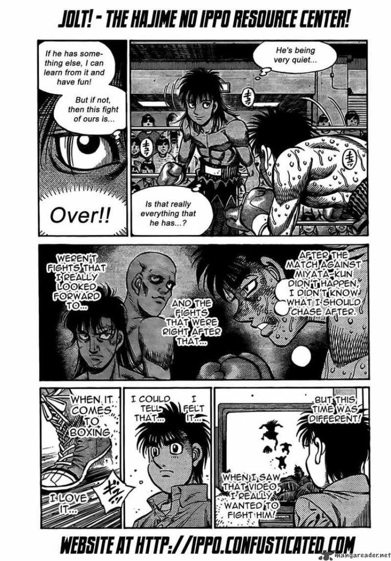 HAJIME NO IPPO Chapter 883 - Page 10