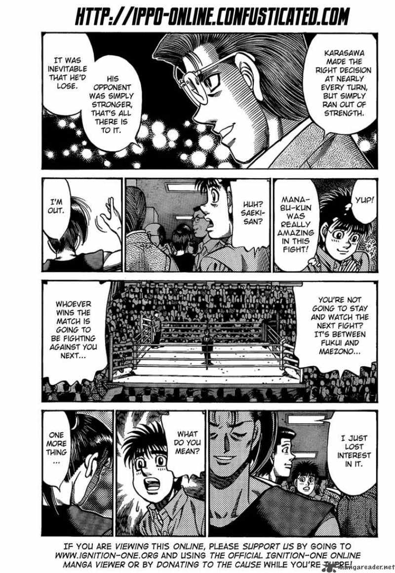 HAJIME NO IPPO Chapter 911 - Page 3