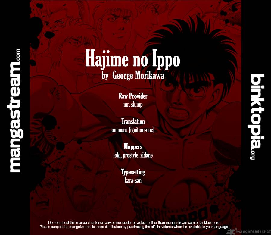 HAJIME NO IPPO Chapter 920 - Page 19