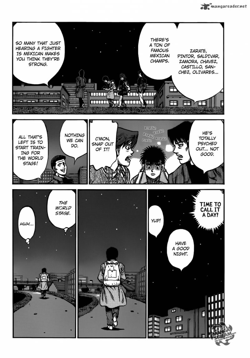 HAJIME NO IPPO Chapter 981 - Page 15