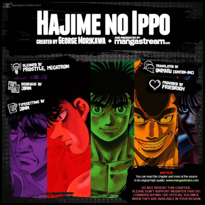 HAJIME NO IPPO Chapter 990 - Page 19